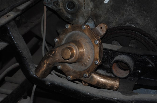 water pump, 1914, mitchell, reconstruction