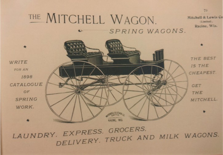 mitchell wagon, spring wagon, mitchell wagon works