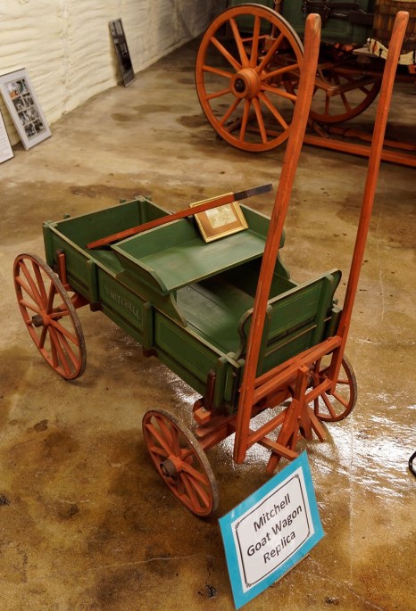 This is a replica of a Mitchell Goat Cart.