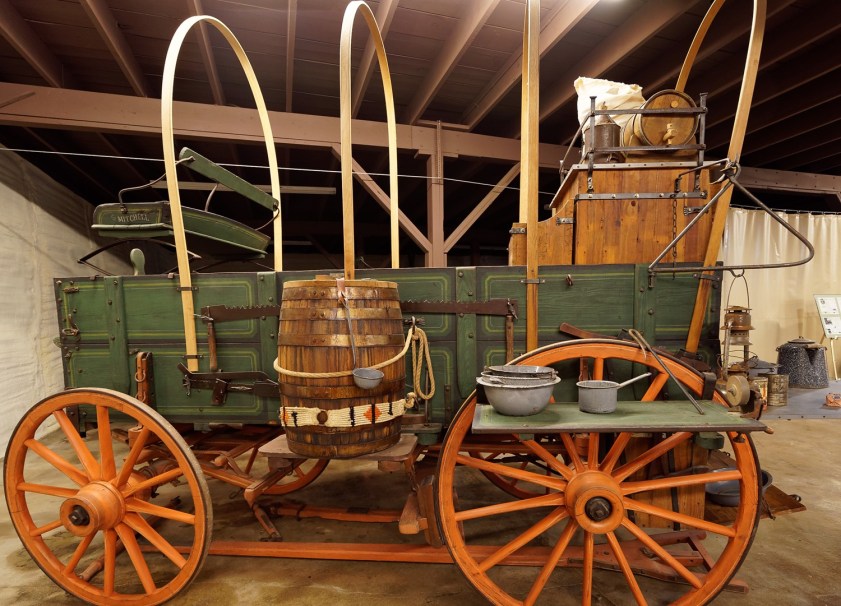 A Mitchell Farm Wagon was turned into a chuck wagon by a modern-day entrepreneur.