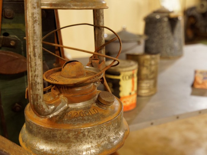 This lantern would be more useful if it had a glass chimney in it!